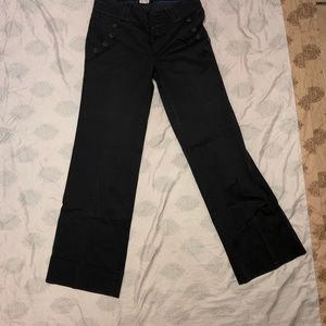 Anthropologie cantonnier wide leg black pants